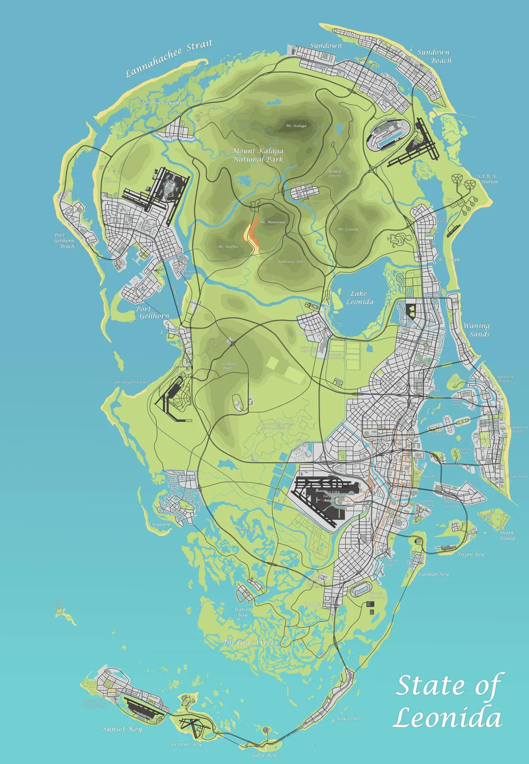 Svět a mapa GTA VI